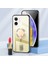Metal Rhinestone Dekorasyon Yüzüğü Kickstand Mirror Back Tpu+Pc Hibrid Kapak Kabuğu Apple iPhone 12-Gold Için (Yurt Dışından) 1