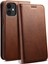 Apple iPhone 12 Mini Telefon Kılıfı Için Dokulu Yüzey Çok Dönen Koruma Kılıfı Manyetik Otomatik Kapanış Deri Kılıf Stand ve Cüzdan 5.4 Inç-Kahverengi (Yurt Dışından) 1