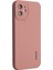 Apple iPhone 12 Hassas Kesimler Için Sıvı Silikon Kılıf Ince Uygun Şok Geçirmez Koruyucu Arka Kapak Pembe (Yurt Dışından) 1