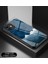 Yıldızlı Desen Temperli Cam+Pc+Tpu Combo Geri Kılıf Apple iPhone 12 Mini Blue Için (Yurt Dışından) 2