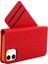Cüzdanlı Tpu+Pu Deri Telefon Kapak Kılıfı ve Apple iPhone 12 Mini Red Için Stand (Yurt Dışından) 4