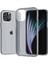 Apple iPhone 12-Grey Için Fingerprint Anti-Fingerprint Clear Pc+Tpu Combo Geri Kılıf (Yurt Dışından) 1
