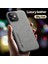Apple iPhone 12 Telefon Kapağı Cilt Touch Hissed Koruyucu Araba Montaj Metal Sayfası Deri Kaplamalı Tpu Kasası Işık Gri (Yurt Dışından) 2