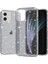 Apple iPhone 12 Mini-Grey Için Işıltılı Toz Pc+Tpu Hibrid Geri Kabuk (Yurt Dışından) 1