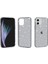 Apple iPhone 12 Mini-Grey Için Işıltılı Toz Pc+Tpu Hibrid Geri Kabuk (Yurt Dışından) 4