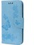 Iprostrest Çiçek Kelebek Deri Cüzdan Stand Kılıfı Apple iPhone 12 Mini Blue Için (Yurt Dışından) 2
