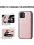 Apple iPhone 12 Mini Telefon Kılıfı Için 5.4 Inç Pu Deri Stand Flip Manyetik Çıkarılabilir 2-1 Direk Cüzdan Kapak Çizgi Altın (Yurt Dışından) 4