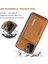 Pu Deri Manyetik Üç Katlı Cüzdan Telefon Kasası, Kickstand ile Apple iPhone 12/12 Pro-Brown (Yurt Dışından) 4