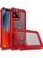 Karbon Fiber Doku Pc+Tpu Hibrit Telefon Koruyucu Kılıf Apple iPhone 12 Mini-Red Için (Yurt Dışından) 1