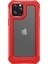 Karbon Fiber Doku Pc+Tpu Hibrit Telefon Koruyucu Kılıf Apple iPhone 12 Mini-Red Için (Yurt Dışından) 3