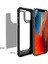 Karbon Fiber Doku Pc+Tpu Hibrit Telefon Koruyucu Kılıf Apple iPhone 12 Mini-Red Için (Yurt Dışından) 4