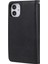 Apple iPhone 12 Mini Telefon Kılıfı 2 Için 1 Folio Flep Tam Koruma Yuvaları Cüzdan Kılıfı Telefon Kapağı Apple iPhone 12 Mini 5.4 Inç-Black Için (Yurt Dışından) 3
