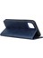 Apple iPhone 12 Mini Blue Için Cüzdan Bölünmüş Deri Stand Telefon Kılıfı ile Otomatik Emik (Yurt Dışından) 4