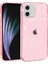 Apple iPhone 12 Mini-Pembe Için Işıltılı Toz Pc+Tpu Hibrid Arka Kabuk (Yurt Dışından) 3