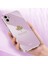 Apple iPhone 12 Mini 5.4 Inç Düz Kenar Tpu Kapak 6d Elektrumanlar Akçaağaç Yaprağı Telefon Vaka-Pembe (Yurt Dışından) 3