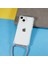Apple iPhone 12 Mini Telefon Kılıfı Geri Kılıfı Temiz Tpu+Akrilik Telefon Kapağı Ayarlanabilir Kordonlu Altın ile (Yurt Dışından) 3