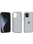 Apple iPhone 12 Mini-Grey Için Fingerprint Anti-Fingerprint Clear Pc+Tpu Hibrid Telefon Kılıfı (Yurt Dışından) 3