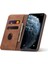 Fantasy Serisi Apple iPhone 12 Mini 5.4 Inç-Kahverengi Için Otomatik Emici Deri Cüzdan Standı Çantası (Yurt Dışından) 3