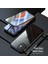 Apple iPhone 12 Mini Telefon Kılıfı Için 5.4 Inç Mutiple Renkler Manyetik Kurulum Metal Kenar+Çift Sandalı Temperli Cam Kapak Black (Yurt Dışından) 2