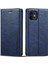 Apple iPhone 12 Mini Telefon Kılıfı Için Manyetik Otomatik Kapanış 5.4 Inç Şok Geçirmez Rfıd Engelleme Pu Deri Cep Telefonu Cüzdan Stand Kapak-Blue (Yurt Dışından) 1