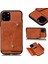 Apple iPhone 12 Mini 5.4 Inç-Kahverengi Için Pu Deri+Tpu Kapağı [yerleşik Araç Manyetik Sayfa] (Yurt Dışından) 1