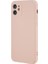 Apple iPhone 12 Telefon Kapağı Düz ​​edge Telefon Kılıfı Yumuşak Tpu Hassas Kesim Anti-Fall Koruyucu Kapak Pembe (Yurt Dışından) 3