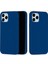 Yumuşak Sıvı Silikon Geri Cep Telefon Kılıfı Apple iPhone 12 Mini Renkli Telefon Aksesuar-Dark Mavi (Yurt Dışından) 2