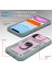 Apple iPhone 12 Telefon Kapağı Halkası Kickstand Sabit Pc Geri+Yumuşak Tpu Etkiye Dayanıklı Tamponlar Koruyucu Kılıf Slayt Kamera Kapağı -Pink/yeşil (Yurt Dışından) 4