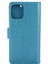 Apple iPhone 12 Mini-Blue Için Kayışlı Kelebek Çiçek Deri Çantası (Yurt Dışından) 3