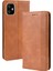 Apple iPhone 12 Mini Brown Için Otomatik Emilmiş Retro Pu Deri Kapak (Yurt Dışından) 4
