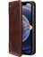 Apple iPhone 12 Mini Telefon Kılıfı Için Manyetik Otomatik Kapatma Pu Deri Kılıf Stand Şok Geçirmez Tpu Iç Kabuk Telefon Kapağı 5.4 Inç-Dark Kahverengi (Yurt Dışından) 2