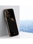 Apple iPhone 12 Telefon Kapağı Hassas Lens Kesim Ter Koşullu Şık Elektraplama Altın Kenar Esnek Tpu Kapak Black (Yurt Dışından) 3