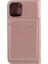 Apple iPhone 12 Mini-Rose Altın Için Deri Cüzdan Stand Kılıfı ile Sıvı Silikon Touch (Yurt Dışından) 3