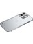 Apple iPhone 12 Mini 5.4 Inç Sabit Pc+Metal Hibrit Kapak Köşe Toka Tasarımı Mat Telefon Vaka Silver (Yurt Dışından) 1