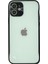 Apple iPhone 12 Mini 5.4 Inç Sabit Pc+Metal Hibrit Kapak Köşe Toka Tasarımı Mat Telefon Vaka Silver (Yurt Dışından) 2