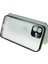 Apple iPhone 12 Mini 5.4 Inç Sabit Pc+Metal Hibrit Kapak Köşe Toka Tasarımı Mat Telefon Vaka Silver (Yurt Dışından) 4