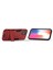 Apple iPhone 12 Mini Red Için Kickstand Telefon Kabuğu ile Plastik+Tpu Hibrit Kılıf (Yurt Dışından) 2