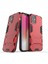 Apple iPhone 12 Mini Red Için Kickstand Telefon Kabuğu ile Plastik+Tpu Hibrit Kılıf (Yurt Dışından) 3