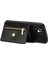 Apple iPhone 12 Mini Telefon Kılıfı Için 5.4 Inç Kickstand Tasarım Cüzdan Anti-Çizgiye Damla Damla Koşullu Pu Deri+Tpu Mobile Long Lanyard-Black (Yurt Dışından) 4