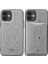 Söndürülebilir Manyetik Emilim Cüzdanı Deri Cilt Tpu Apple iPhone 12 Mini 5.4 Inç-Gri Için Geri Kasa (Yurt Dışından) 1
