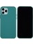Apple iPhone 12 Mini Telefon Kılıfı Için Yumuşak Sıvı Silikon Geri Mobil Renkli Telefon Aksesuar Yeşil (Yurt Dışından) 1