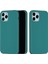 Apple iPhone 12 Mini Telefon Kılıfı Için Yumuşak Sıvı Silikon Geri Mobil Renkli Telefon Aksesuar Yeşil (Yurt Dışından) 2