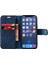 Apple iPhone 12 Mini Telefon Kılıfı Için 5.4 Inç Çıkarılabilir 2 Arada 1 Deri Şok Geçirmez Kabuk Flip Koruyucu Kapak Cüzdan-Mavisi (Yurt Dışından) 4