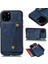 Pu Deri+Tpu Kapak [dahili Araç Manyetik Sayfası] Apple iPhone 12 Mini 5.4 Inç Mavi Için (Yurt Dışından) 1