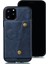 Pu Deri+Tpu Kapak [dahili Araç Manyetik Sayfası] Apple iPhone 12 Mini 5.4 Inç Mavi Için (Yurt Dışından) 2