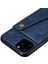 Pu Deri+Tpu Kapak [dahili Araç Manyetik Sayfası] Apple iPhone 12 Mini 5.4 Inç Mavi Için (Yurt Dışından) 4
