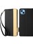 Apple iPhone 12/12 Pro Telefon Kılıfı Kontrast Renk Pu Deri Kılıf Çift Manyetik Toka Kart Tutucu Telefon Stand Kapak Black (Yurt Dışından) 1