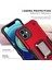 Ring Kickstand Çok Katmanlı Koruma Hibrit Sert Pc+Yumuşak Tpu Cep Telefon Kılıfı Apple iPhone 12-Pink Için (Yurt Dışından) 3