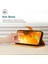 Apple iPhone 12 Mini Telefon Kılıfı 5.4 Inç HT04 Basılı Ayçiçeği Telefon Şok Geçirmez Kılıf Cilt Doku Pu Deri Deri Katlanabilir Stand Cüzdan Kapağı El Strap-Sarı (Yurt Dışından) 2