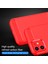 Apple iPhone 12 Mini Telefon Kılıfı Için 1.8mm Karbon Fırçalı Fırçalı Doku Isı Dispidasyon Geri Kılıf Esnek Tpu Kapak 5.4 Inç-Kırmızı (Yurt Dışından) 2